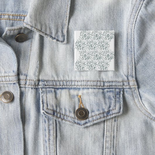 Een witte achtergrond met veel druppels water vierkante button 5,1 cm (In situ)