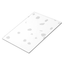 Een witte achtergrond met veel kleine stippen notitieblok