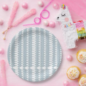 Een witte achtergrond zonder andere zichtbare elem papieren bordje (Feest)