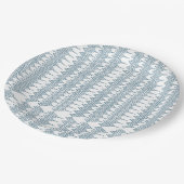 Een witte achtergrond zonder andere zichtbare elem papieren bordje (Gekanteld)