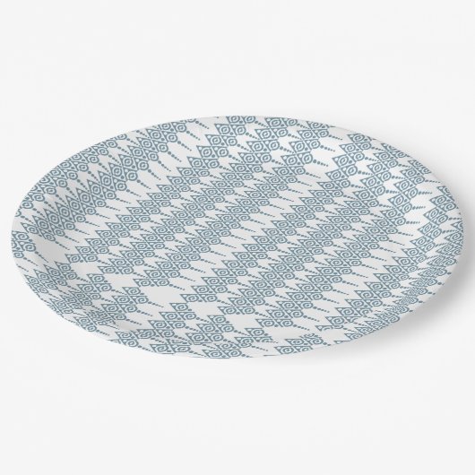 Een witte achtergrond zonder andere zichtbare elem papieren bordje (Gekanteld)