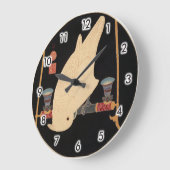 Een witte Ara, Jakuchū Grote Klok (Hoek)