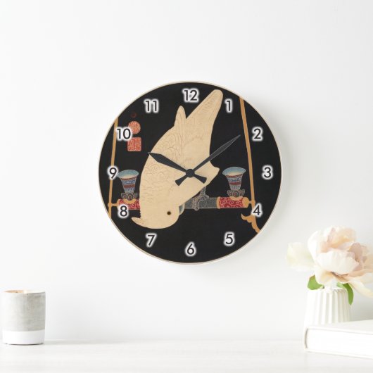 Een witte Ara, Jakuchū Grote Klok (Huis)