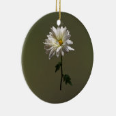Een Witte Daisy Keramisch Ornament (Rechts)