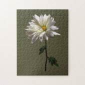 Een Witte Daisy Legpuzzel (Verticaal)