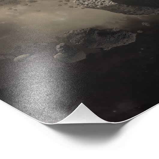 Een witte dwergster foto afdruk (Hoek)