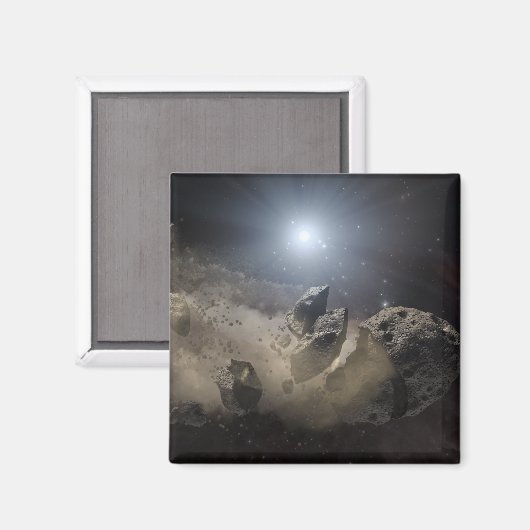 Een witte dwergster magneet (Voorkant / Achterkant)