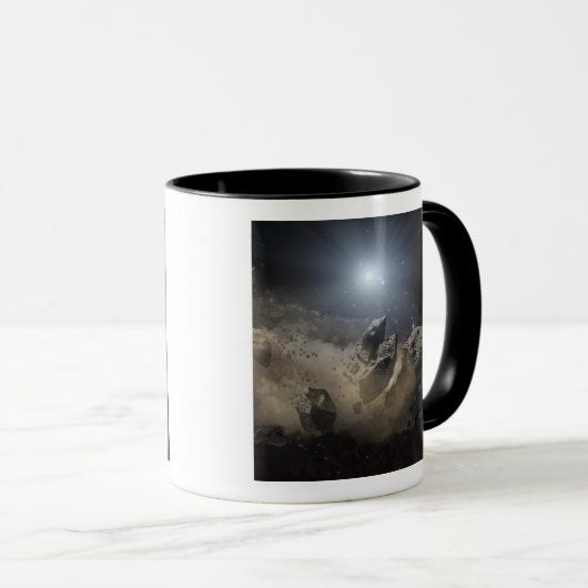 Een witte dwergster mok (Voorkant rechts)