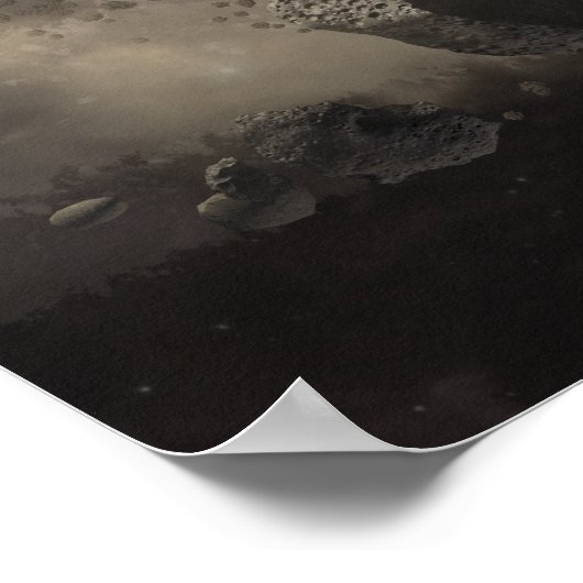 Een witte dwergster poster (Hoek)