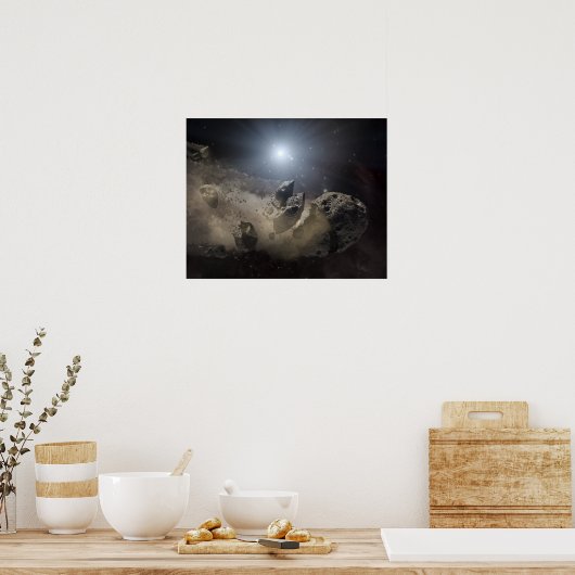 Een witte dwergster poster (Keuken)