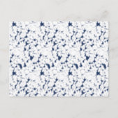 Een witte en blauwe achtergrond met een patroon briefkaart (Voorkant)