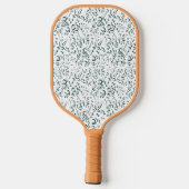 Een witte en blauwe achtergrond met een patroon pickleball paddle (Achterkant)
