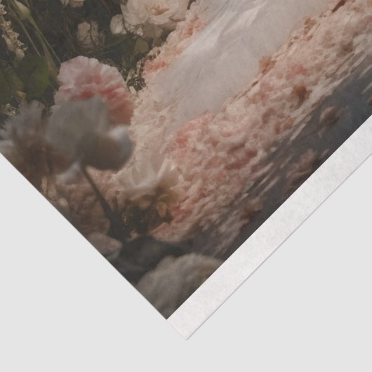 Een witte engel serie ontwerp 10 tissuepapier (Detail)