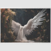 Een witte engel serie ontwerp 12 tissuepapier (Voorkant)