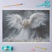 Een witte engel serie ontwerp 4 tissuepapier (Craft)
