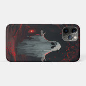 Een witte geest die een rode lantaarn vasthoudt me Case-Mate iPhone case (Achterkant (horizontaal))