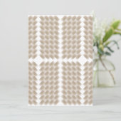 Een witte gelijkzijdige driehoek gecentreerd op ee kaart (Staand voorkant)