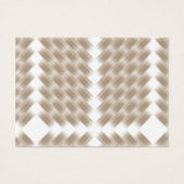 Een witte gelijkzijdige driehoek gecentreerd op ee visitekaartje (Voorkant)