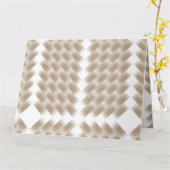 Een witte, gelijkzijdige driehoek in het midden va kaart (Gele Bloem)