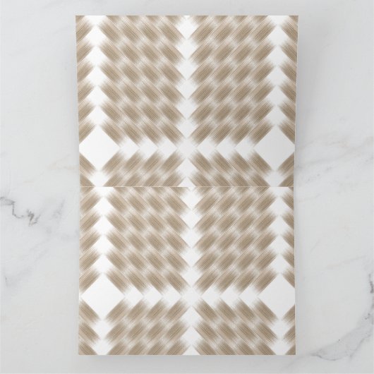 Een witte, gelijkzijdige driehoek in het midden va kaart (Binnen)