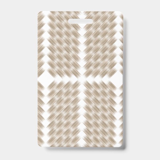 Een witte gelijkzijdige driehoek in het midden van badge (Voorzijde)