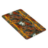 Een Witte Huis en Najaarsbomen Magneet (Rechterzijde)