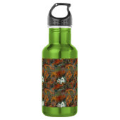 Een Witte Huis en Najaarsbomen Waterfles (Voorkant)