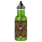 Een Witte Huis en Najaarsbomen Waterfles (Rechts)