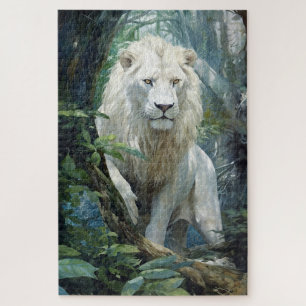 Een witte leeuw puzzel