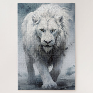 Een witte leeuw puzzel