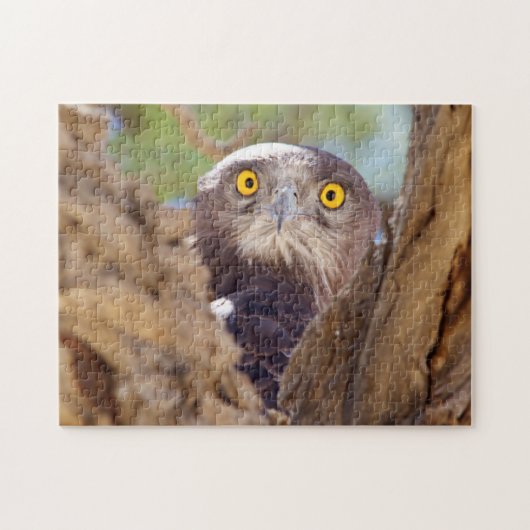 Een witte slang legpuzzel (Horizontaal)