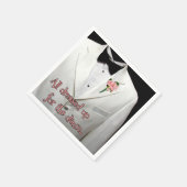 Een witte sportcoat servetten (Hoek)