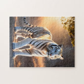 Een witte tijger legpuzzel (Horizontaal)