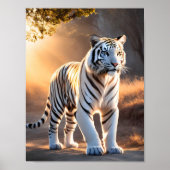 Een witte tijger poster (Voorkant)