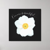 Eén witte ventilator kan een prachtig gedicht zijn canvas afdruk (Voorkant)