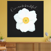 Eén witte ventilator kan een prachtig gedicht zijn canvas afdruk (Insitu (Woonkamer))