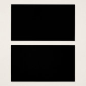 Een witte volle maan schijnt helder tegen een donk visitekaartje (Voorkant /achterkant)