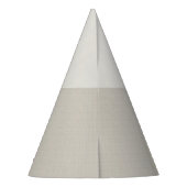 Een witte vorm die is geoptimaliseerd in ontwerp e feesthoedjes (Achterkant)