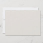 Een witte vorm geoptimaliseerd in ontwerp, met een bedankkaart (Achterkant)