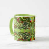 Een WK met volkskunst Mok (Voorkant links)