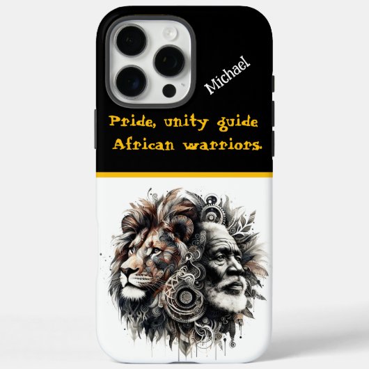 Een woeste krijger belichaamt de geest van een lee Case-Mate iPhone case (Achterkant)