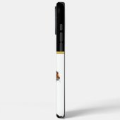 Een woeste krijger staat met een majestueuze tijge Case-Mate iPhone case (Achterkant / Links)