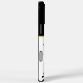 Een woeste krijger staat met een majestueuze tijge Case-Mate iPhone case (Achterkant / Rechts)