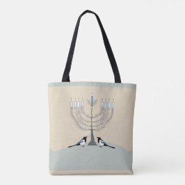 Een woestijn Happy Hanukkah-tas Tote Bag