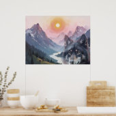Een wolf droom poster (Keuken)
