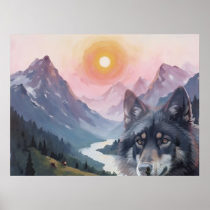 Een wolf droom poster