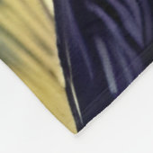 Een wolf in de Sterrennacht Fleece Deken (Hoek)