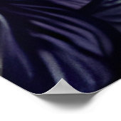 Een wolf in de Sterrennacht Poster (Hoek)