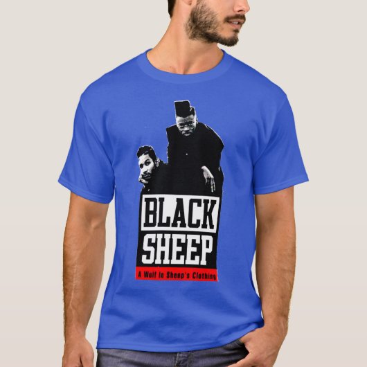 Een wolf in schaapskleren retro t-shirt (Voorkant)