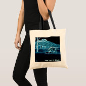 Een wolf op sneeuw tote bag (Voorkant (product))